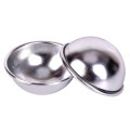 6pcs/pack Creative 3D Ball Sphere Bombs Mold Metal Aluminum Alloy Bath Bomb Mold DIY Bathing Tool Accessories