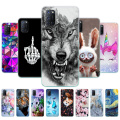 For OPPO A52 Case A92 A72 Case 6.5" Silicon Soft TPU Back Phone Cover For OPPO A 52 72 92 Case Animal Floral Marble Case Bag