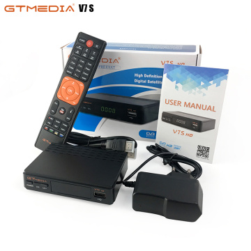 GTMEDIA V7S Receptor Satellite Receiver Support PowrUV Bisskey HD Digital Satellite TV Receiver DVB S2/S TV Tuner Selling