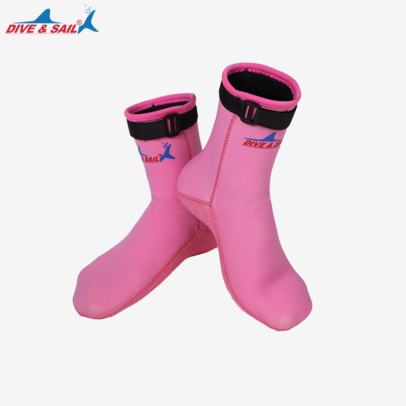 Men's 3mm Diving Socks Women's Neoprene Beach Surfing Snorkeling Socks Breathable Warm Cold Proof Boots Winter Swimming Shoes
