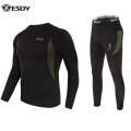 New Winter Fleece Thermal Underwear Set Men's Long Johns Compression Sweat Sets Outdoor Sports Functional Underwear Thick Warm