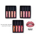 Hot 4PCS Matte Lip Gloss Set Lip Glaze Lipstick Kit For Ladies Gifts Waterproof Makeup Products