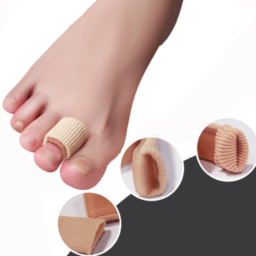 1PCS 20cm Fabric Finger Toe Protector Nylon Silicone Tube Bandage Finger Toe Separator Foot Pain Relief Foot Care Tools