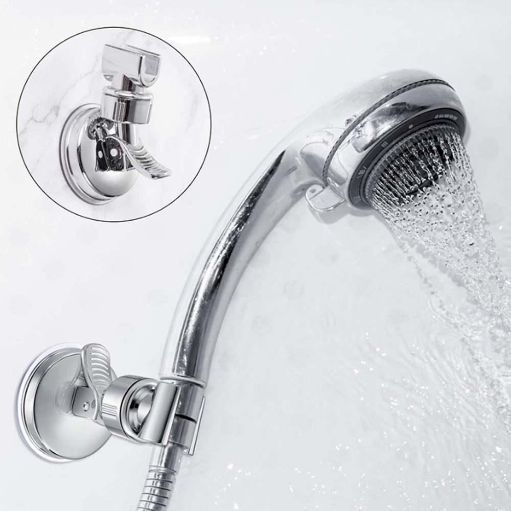 Powerful Suction Cup Shower Head Holder Base Bathroom Shower Nozzle Fixing Wall Bracket Bathroom Accessories new