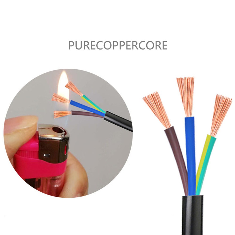 15 AWG 1.5MM2 RVV 2/3/4/5/6/7/8/10/12/14/16/18 Cores Pins Copper Wire Conductor Electric RVV Cable Black