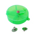Bird Creative Foraging Toy Cage Feeder Seed Food Ball Rotate Wheel for Parrot