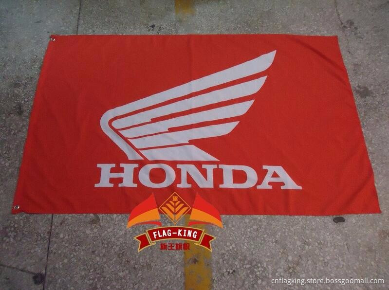 HonDA racing flag 90X150CM size 100% polyester Honda banner