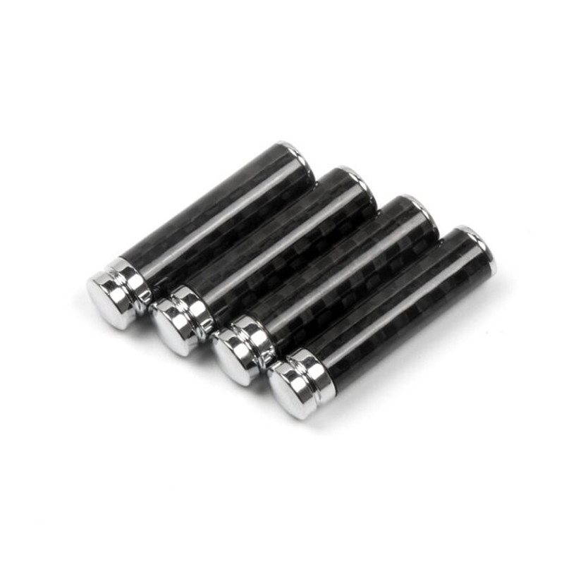 Car Styling For Volvo S40 S60 S70 S80 S90 V40 V60 V90 XC60 XC90 Carbon Fiber Door Lock Stick Pin Cap Car Interior Accessories