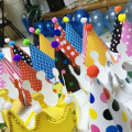 11pcs/Set Birthday Party Hats Polka Dot DIY Cute Handmade Cap Crown Shower Baby Decoration Toys for Children Party Accessories