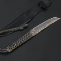 OWL OD180 TACTICAL GEAR ARMY HUNTING SURVIVAL Knives Rambo Knife Sword Camping EDC Tools Combat Damascus Fixed Blade Tanto Dagge