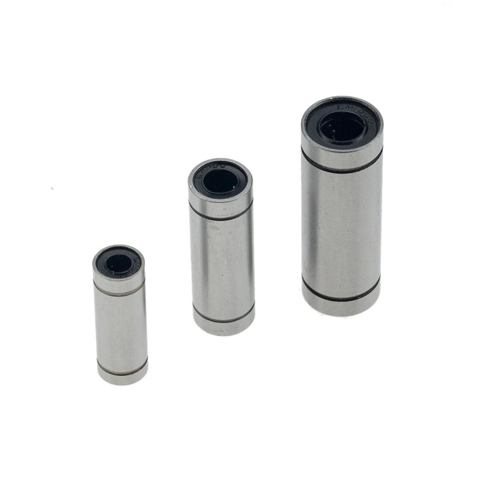 Hot sale 1pc LM3UU LM4UU LM6UULM8UU LM10UU LM12UU LM16UU LM20UU Linear Bushing CNC Linear Bearings Linear Shaft