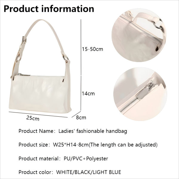 Stylish Ladies' Handbag in Summer Wax Leather