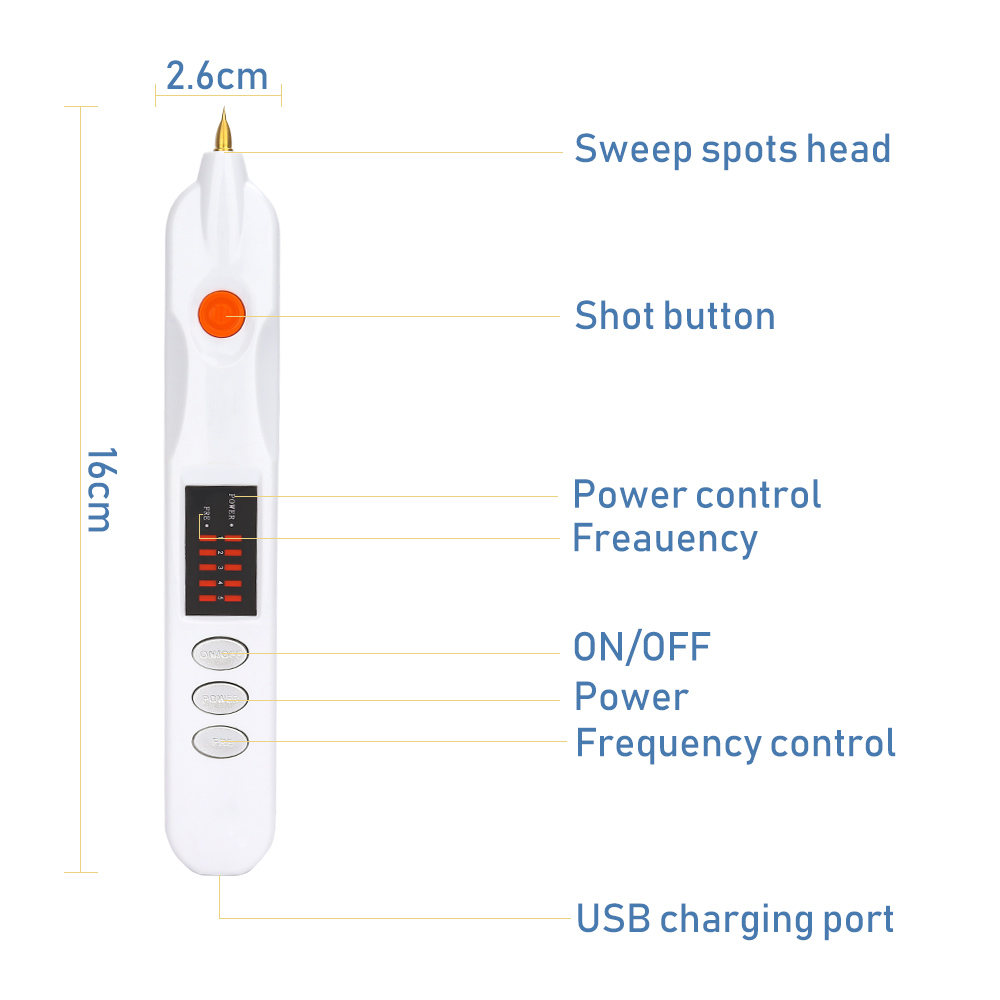 Electric Plasma Pen Mole Removal Dark Spot Remover LCD Skin Care Point Pen Skin Wart Tag Tattoo Removal Tool Beauty Care