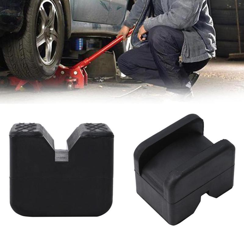 Universal Automotive Jack Rubber Block Car Truck Rubber Slotted Pad Lifting Jack Support Blocks Guard Adapter Chassis Protection