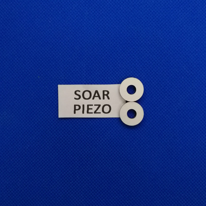 Piezoelectric Ring 15.9*6*2.55mm-PZT4 Piezo Ceramic Crystal Bolt-clamped Ultrasonic Transducer Biodiesel Mixing Sensor