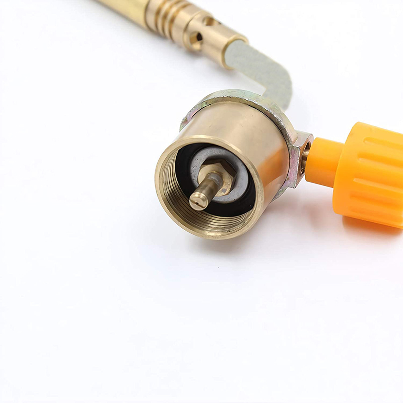 Gas Welding Torch Head Nozzle,Brazing Self Ignition Trigger Propane Brass Welding Heating BBQ Plumbing Nozzles