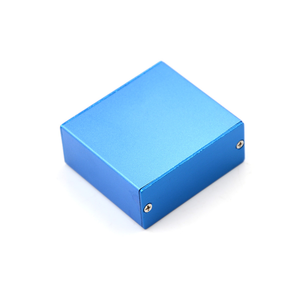 1pc Blue Aluminum PCB Instrument Box Electronic Project Enclosure Case 50*58*24MM