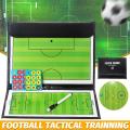 Foldable Magnetic Tactic Board Soccer Coaching Coachs Tactical Board Football Game Portable Football Training Tactics Board