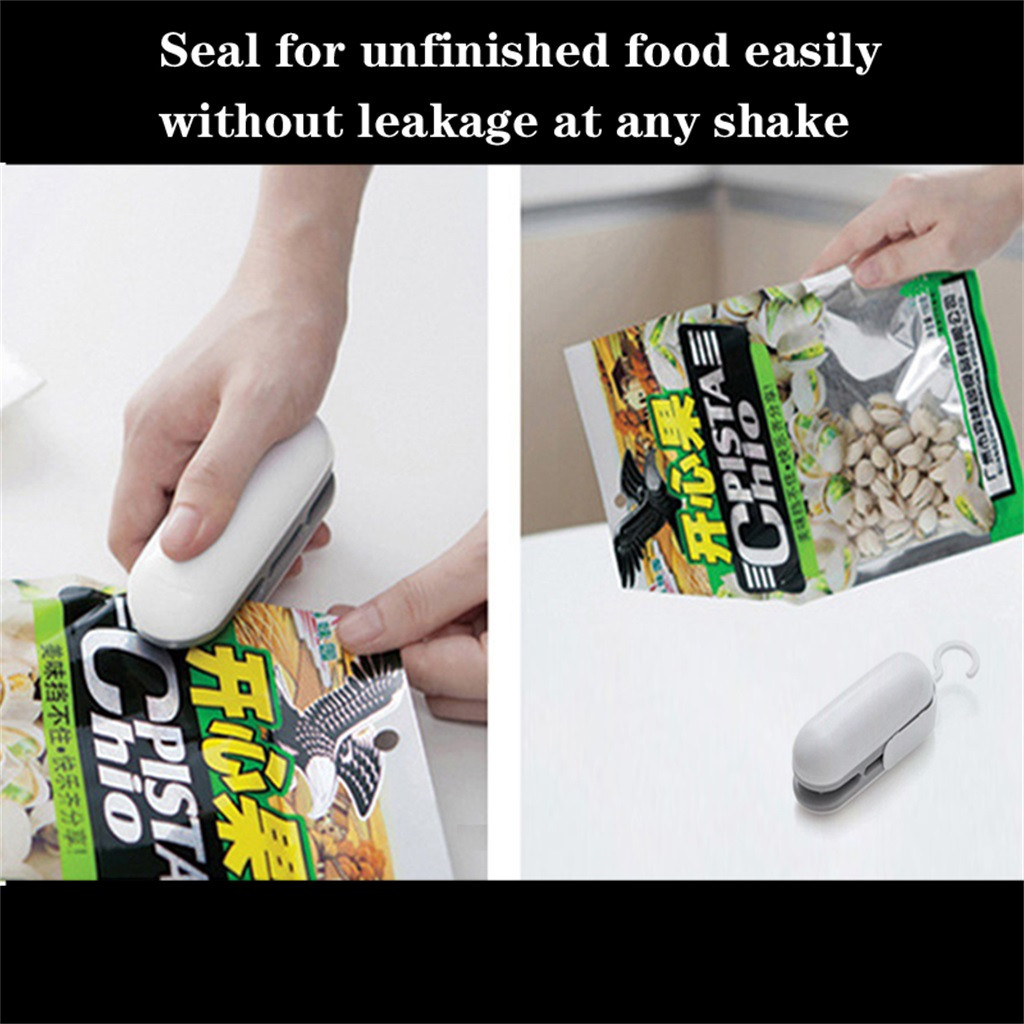 Portable Plastic Mini Sealing Machine Super Sealer Tool Kitchen Vacuum Sealers Kitchen Storage Organization Food Sealers#dp4