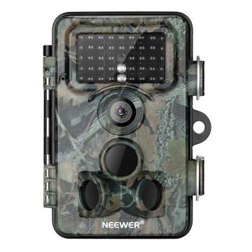 Neewer Trail Game Camera 16MP 1080P HD Digital Waterproof Hunting Scouting Cam 120 Degree Wide Angle Lens with 0.3s Trigger