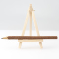 Natural Wood Chips Easel Exhibition Display Shelf Holder Studio Painting Stand