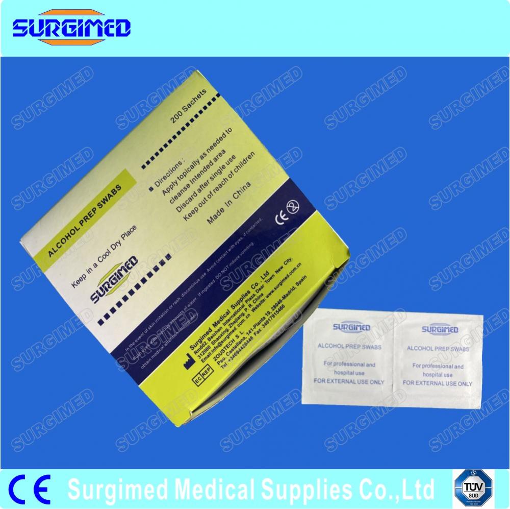 Medical Disposable 70 Isopropyl Nonwoven Alcohol Swabs