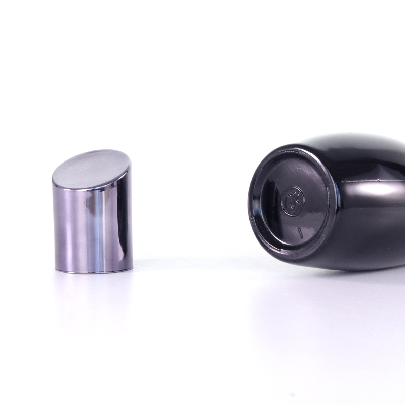 Special Black Glass Toner Handmade Bottle4 Jpg