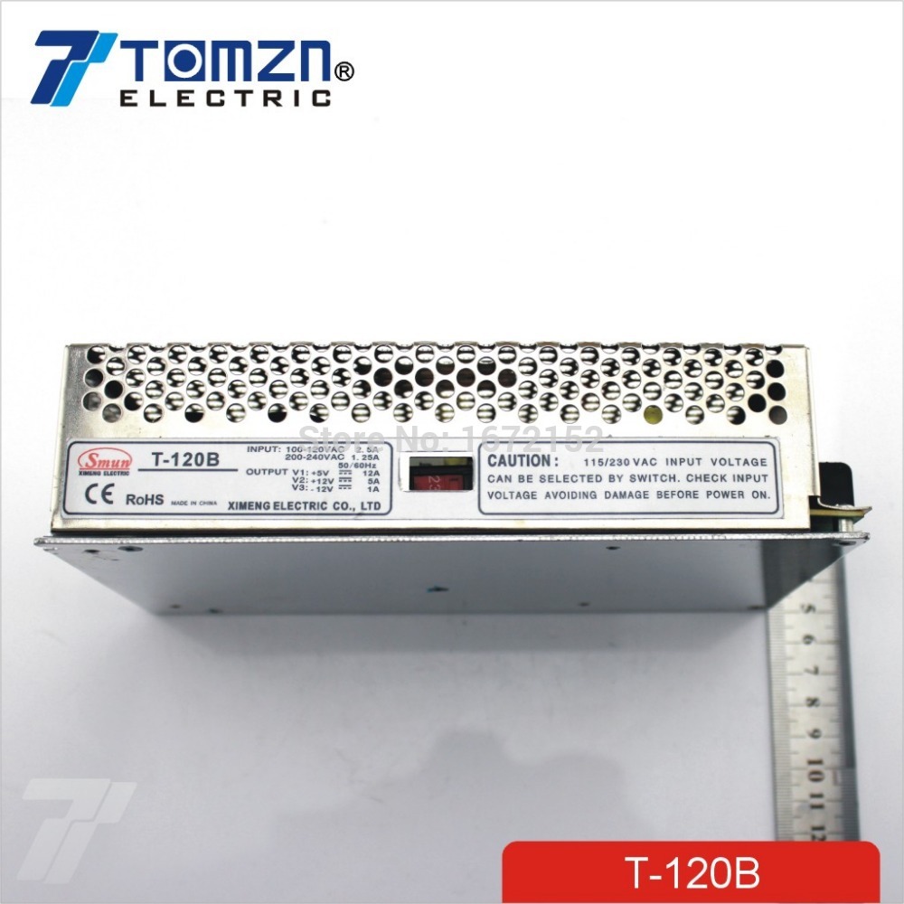120W B Triple output 5V 12V -12V Switching power supply smps AC to DC