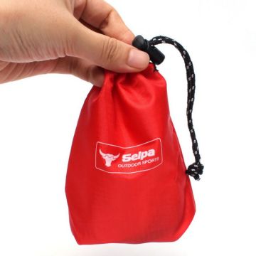 Drawstring Storage Bag Durable Water Resistant Hooks Underwear Organizer Hiking Travel Survival Camping Equipment Outdoor Tools