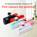 NOHON Mini Type USB C Power Bank 3000mAh Fast Charge Pocket Wireless Powerbank For Xiaomi Huawei USB-C Portable Charger Battery