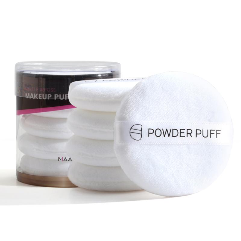 5Pcs Professional Round Shape Puff Facial Face Body Powder Foundation Puff Soft Cosmetic Puff Makeup Sponge Cosmetic Puff TSLM2