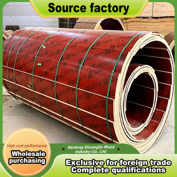 Timber round column formwork