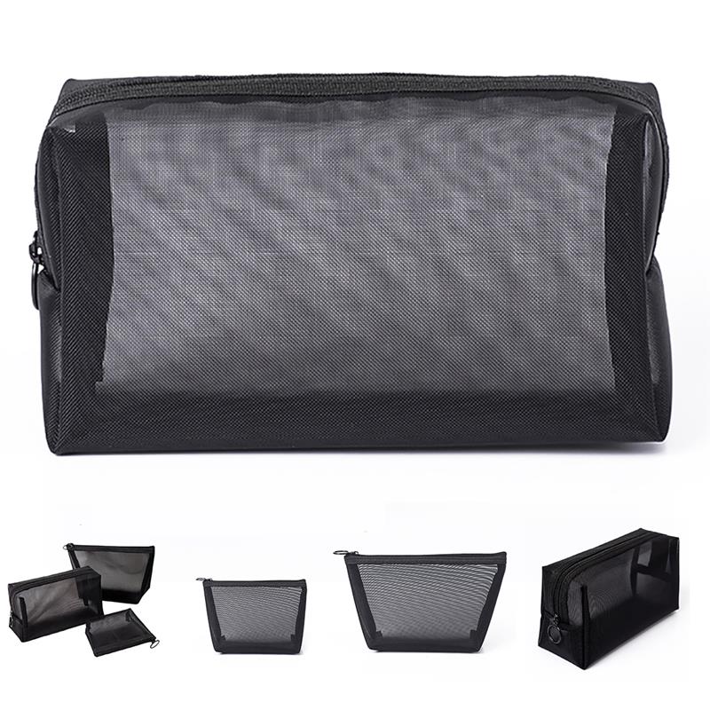 Women Transparent Cosmetic Bag Travel Makeup Bag Makeup Case Women's Bag Make Up Organizer Storage Pouch Toiletry Beauty Bag