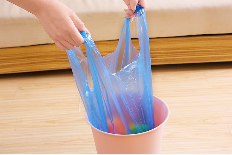 20/30pcs/Roll Vest Style Garbage Bags Storage Bag For Home Waste Trash Bags