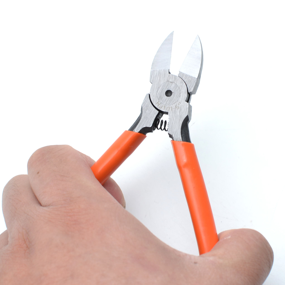 Mini Flush Side Cutter Precision Shear Wire Cable Snips Pliers Tool Diagonal Cutters HJ101 Scissors