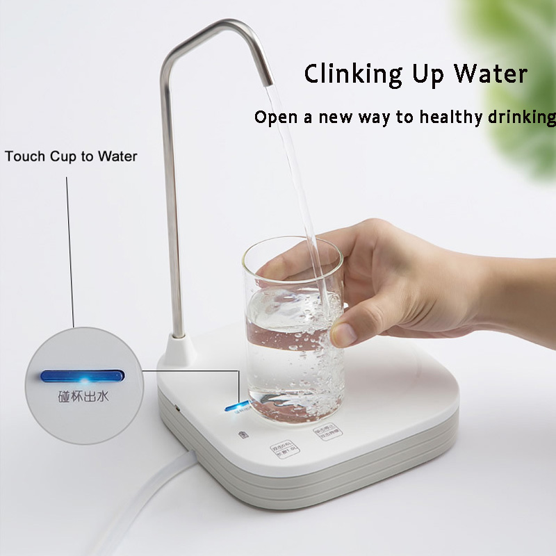 Office Electric Water Dispenser Rechargeable Bottled Water Pumping Household Pure Bucket Water Pressure Wireless Water Hydrant