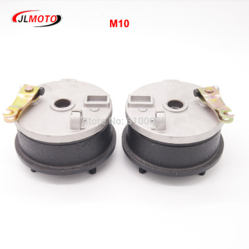 1Pair/2pcs M10*20mm 110mm 4 STUD Brake Drum Wheel Hub Fit For 110CC 150CC 200CC 250CC Buggy ATV UTV Quad Bike Scooter Parts