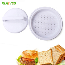 RLJLIVES 1 Set DIY Hamburger Meat Press Tool Meat Burger Maker Mold Food-Grade Plastic Hamburger Press Burger Maker