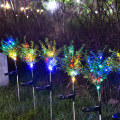 Solar Light LED simulation Christmas tree lawn lamp outdoor waterproof garden courtyard park path lawn decoration 1/2/4 pcs