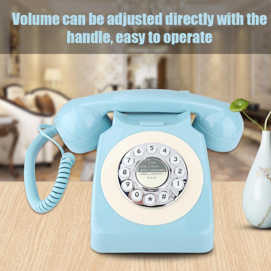 MYS-300ARetro Style Landline Office Telephone Home Decoration Anti-Electromagnetic Interference telephone portable telefono fijo