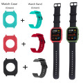 2in1 Silicone Sport Wrist Strap Protective Cover For Xiaomi Amazfit Gts Smart Watch Band 20mm Replacement Bracelet+Case Cover