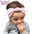 Nishine Baby Girls Tie Knot Headband Knitted Cotton Children Girls Elastic Hair Bands Turban Bows for Girl Headbands