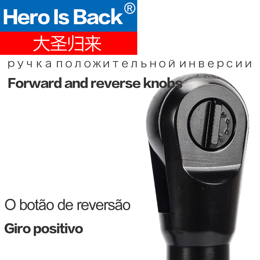 Hero Is Back 1/2 inch pneumatic ratchet wrench Pneumatic tools AIR impact wrench 90 degree right angle wrench HIB-107