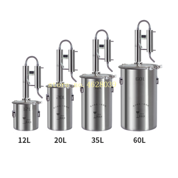 New 12L Wine Alcohol Ethanol Distiller Guzzle Moonshine Still Stainless Copper Home Brewing Kit