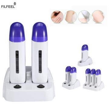 Depilatory Wax Heater Cartridge Roller Warmer Men Women Body Hair Removal Waxing Heater Depilatory Hot Wax Heater Body Care Tool