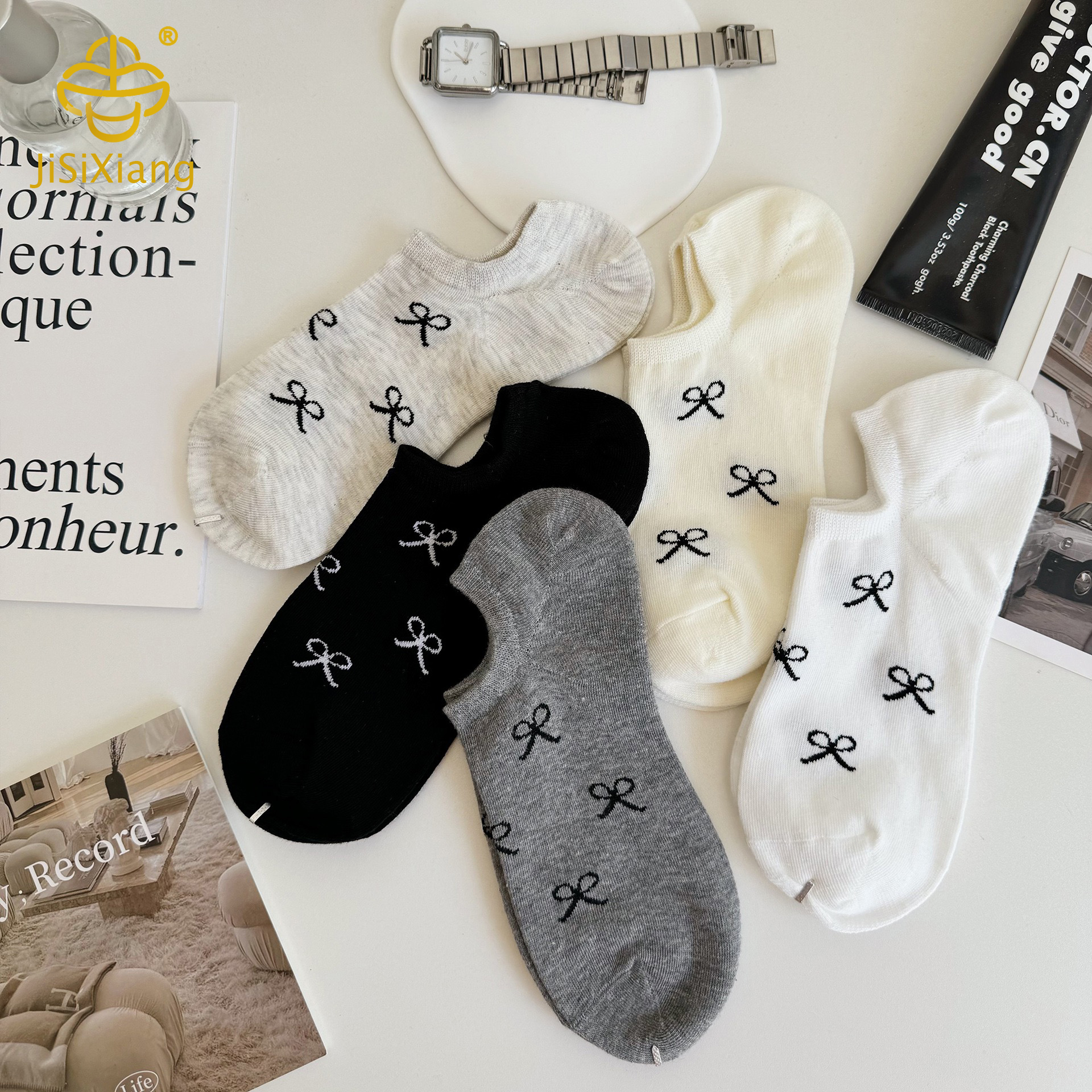 Bow tie socks