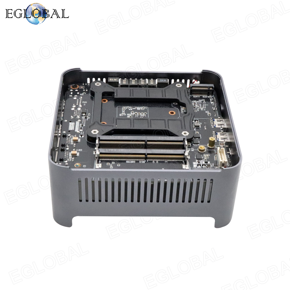 EGLOBAL NEW Core i9 10980HK i7 10750H Intel Mini PC 2 Lans Windows 10 2*DDR4 2*NVMe Gaming Computer DP HDMI Type-C 3x4K Display