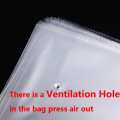 Transparent Self-adhesive OPP Poly Plastic Envelope Packaging Bags Self Sealing Resealable Clear Cellophane Bag Plastic Baggie