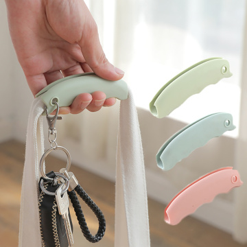 1PC Convenient Bag Hanging Quality Mention Dish Carry Bags Kitchen Gadgets Silicone Candy Color Save Effort Tools