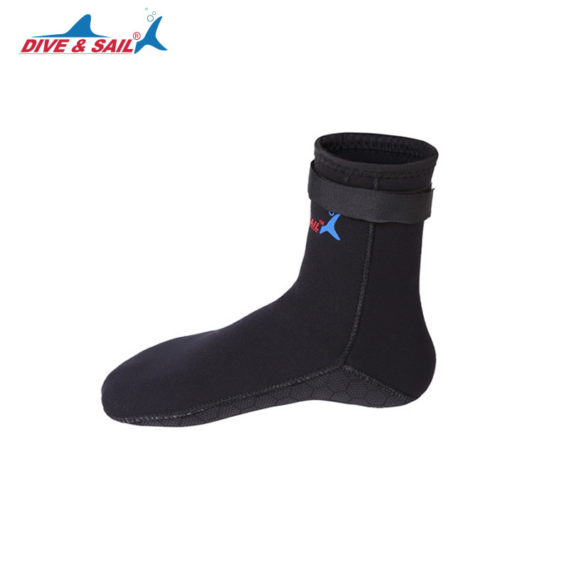 Free Shipping Wholesalesale submersible dive slip-resistant socks swim snorkel socks belt shut up 3mm thickening type